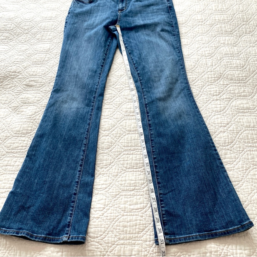 Loft Medium Wash Flare Bootcut Jeans Women’s Size 29/8 - Picture 6 of 13